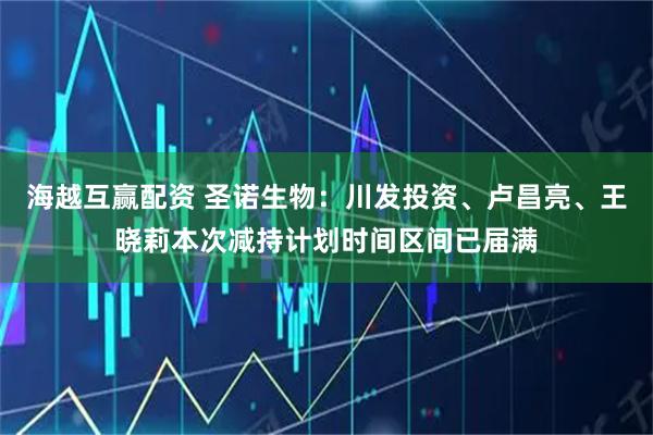 海越互赢配资 圣诺生物：川发投资、卢昌亮、王晓莉本次减持计划时间区间已届满